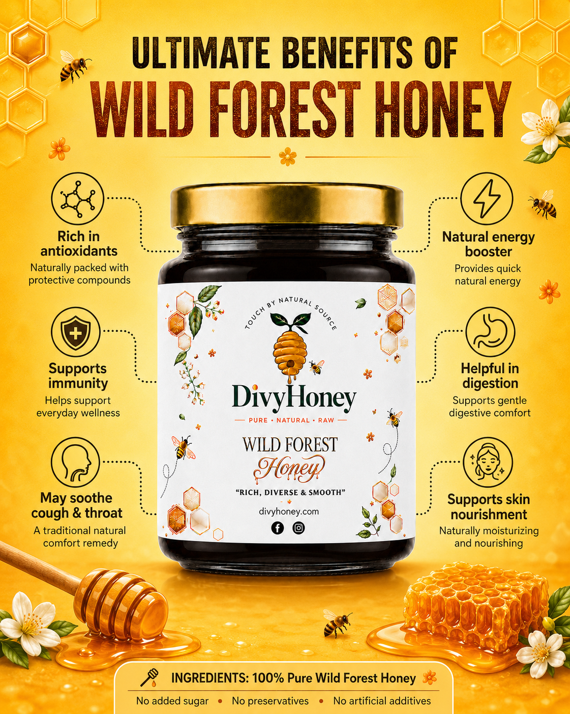 Wild Forest Honey gallery photo thumbnail