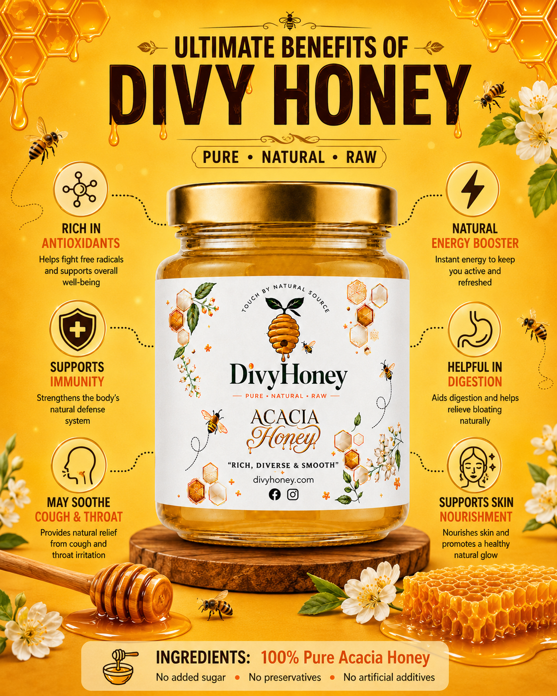 Acacia Honey gallery photo thumbnail