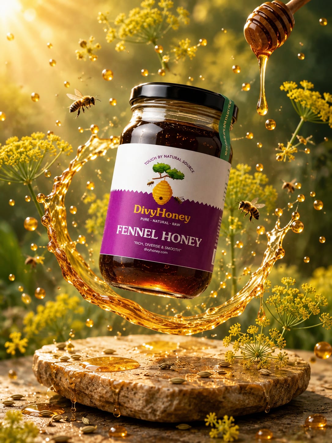 Fennel Honey at Divy Bee Shop Rajkot